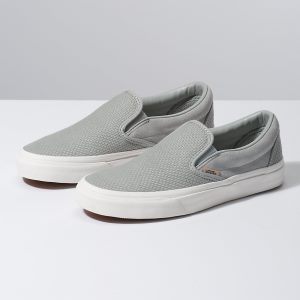 Vans Bayan Kaykay Ayakkabısı Woven Check Slip-On Beyaz | 20905-666